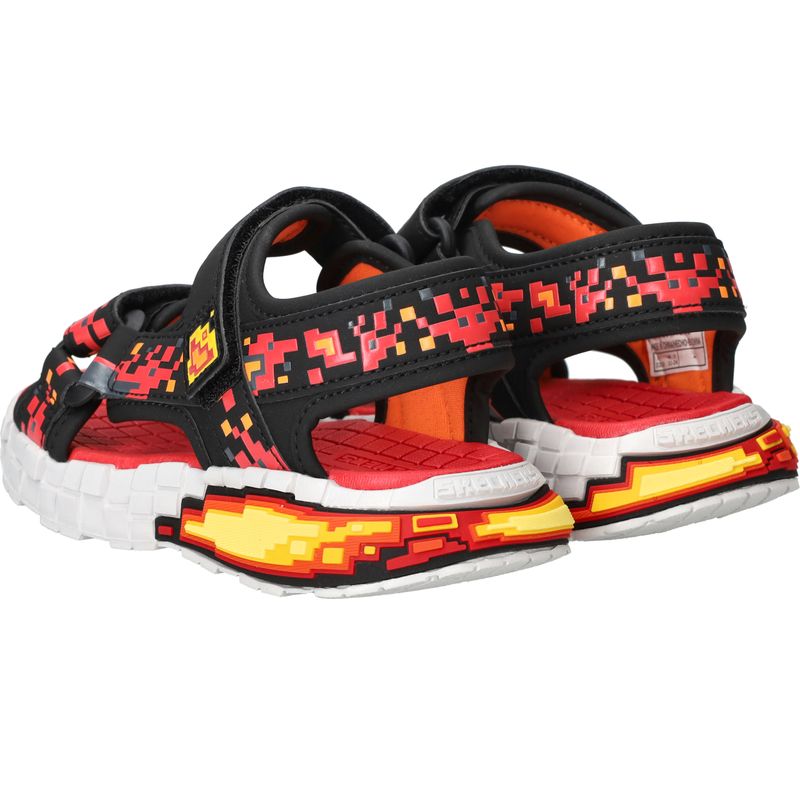 Skechers Mega Splash 4K Sandalen Rood Jongens