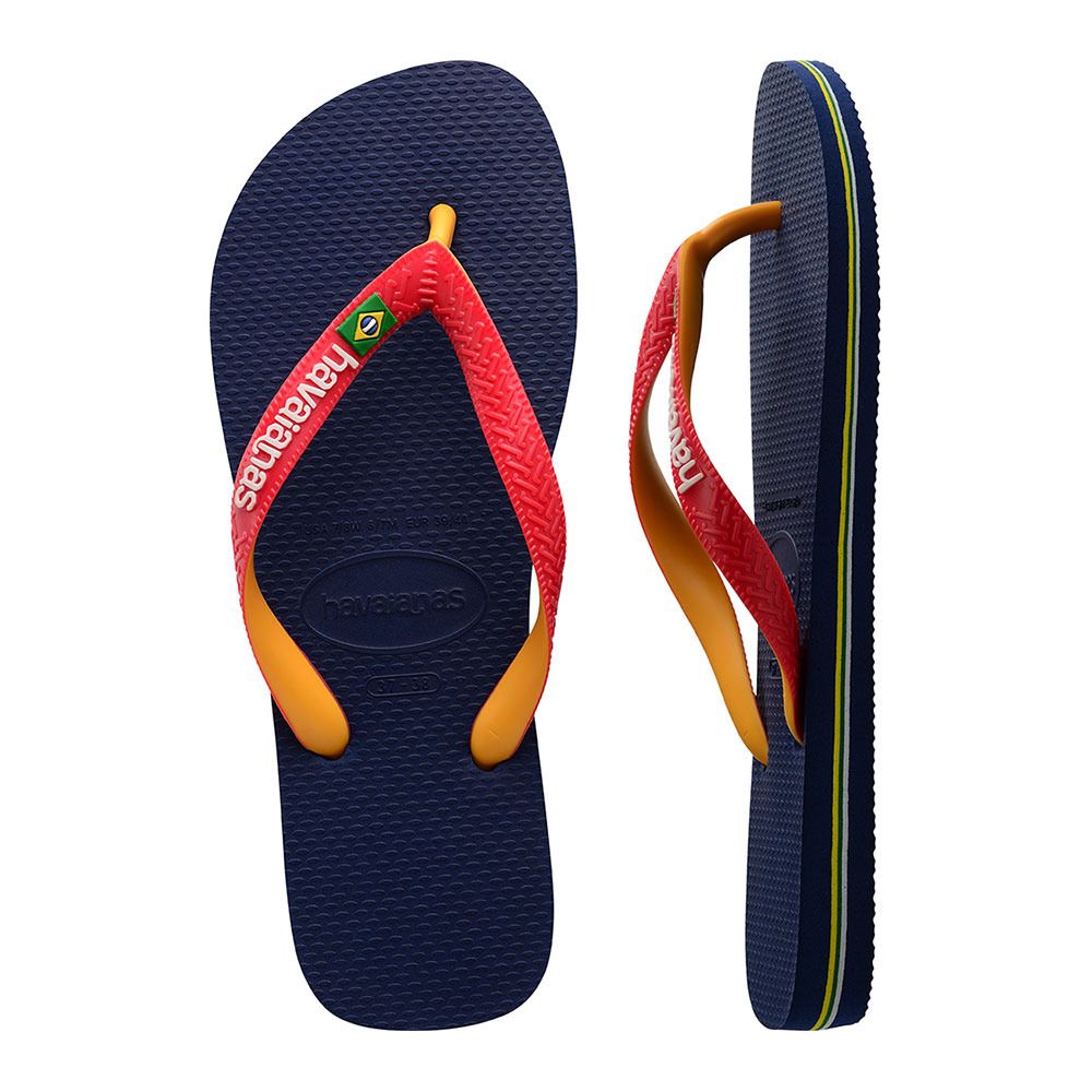Havaianas BRASIL MIX - Tongs navy blue/ruby red