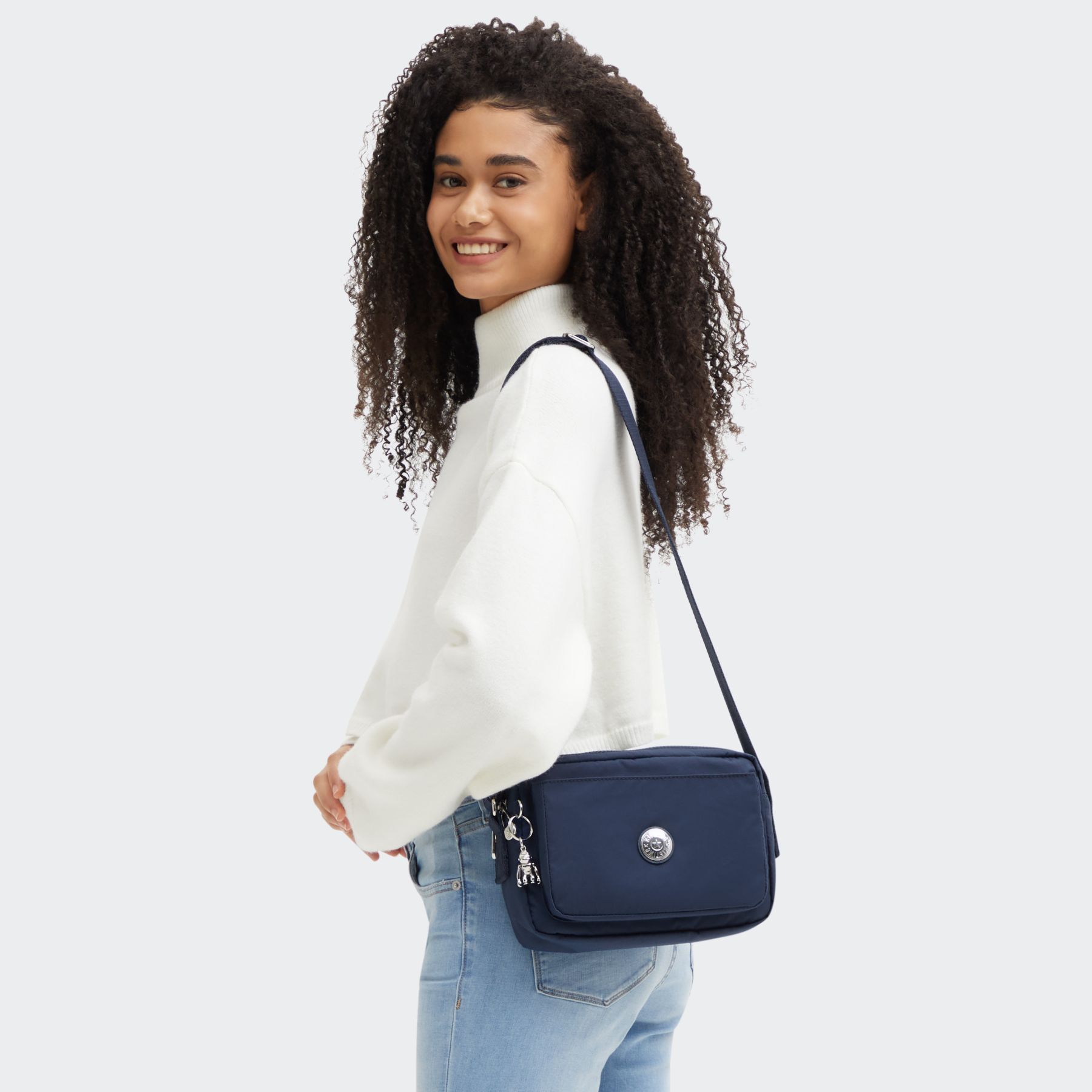ABANU M Sac à bandoulière réglable polyvalent de taille moyenne  - Endless Blue