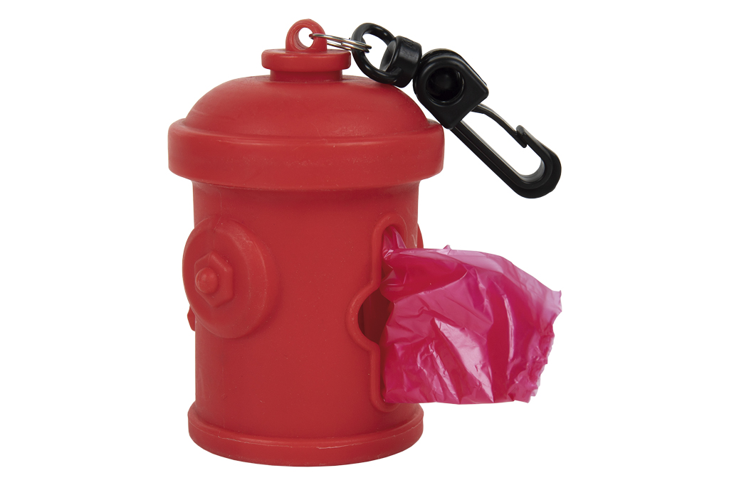 Dispensador de Sacos para Resíduos de Animais de Estimação | Vermelho
