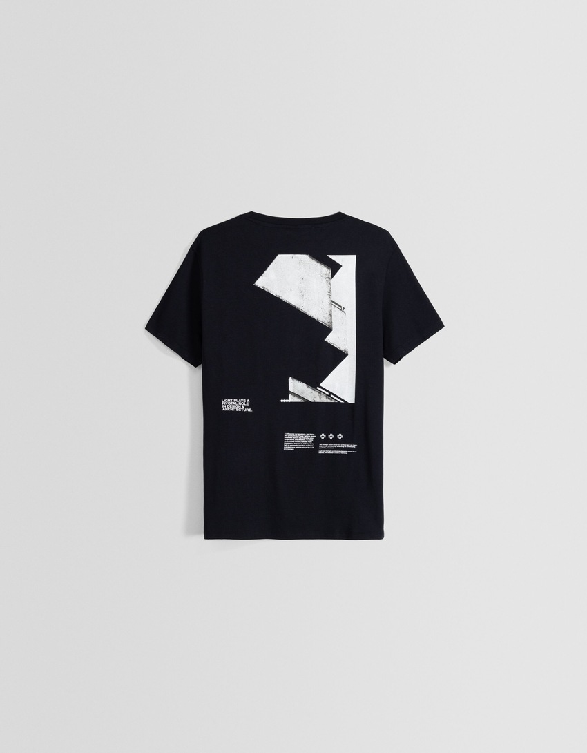 Camiseta de manga curta com estampa