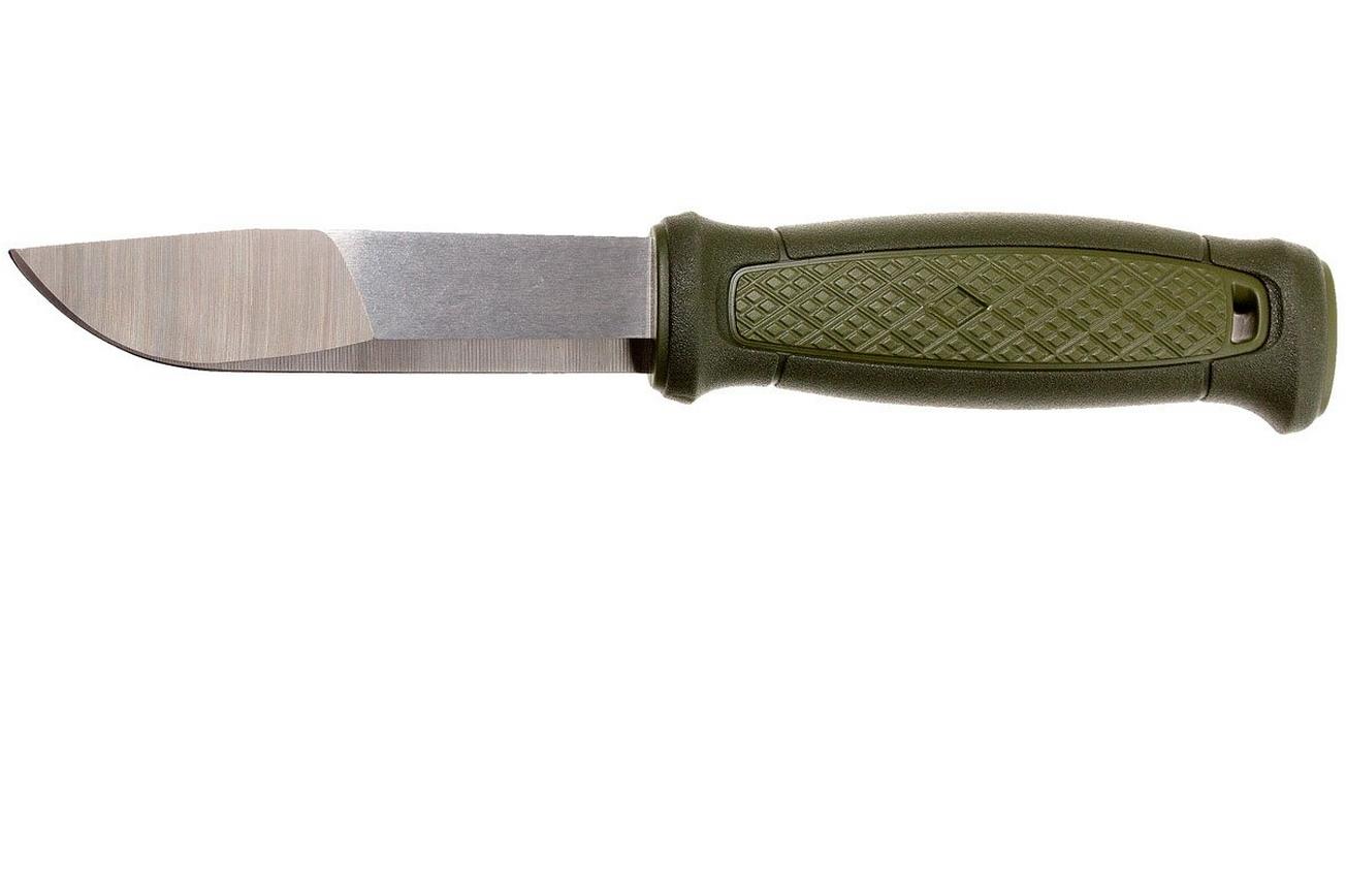 Mora Kansbol 12634 bushcraftmes met schede, groen