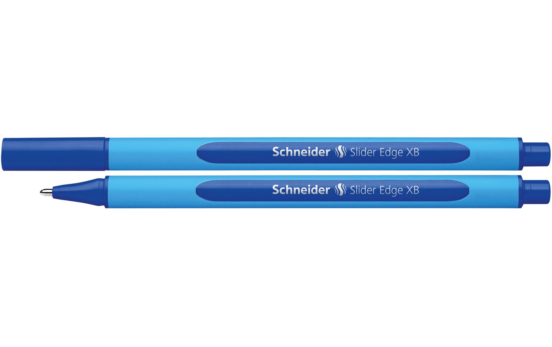 Kugelschreiber Slider Edge Extra Breit, BlauKugelschreiber mit Viscoglide-Technologie