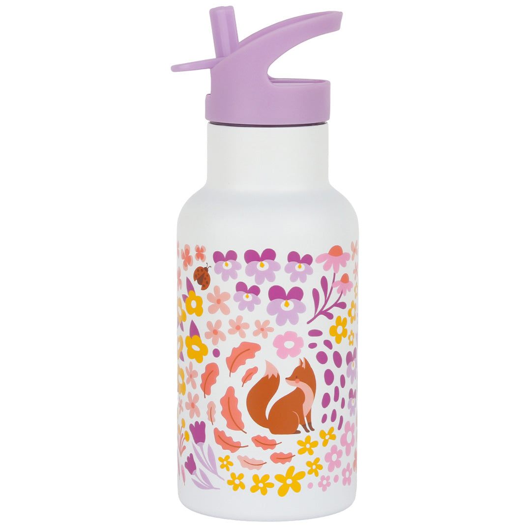 a little lovely company rvs drinkfles bloementuin - 350 ml