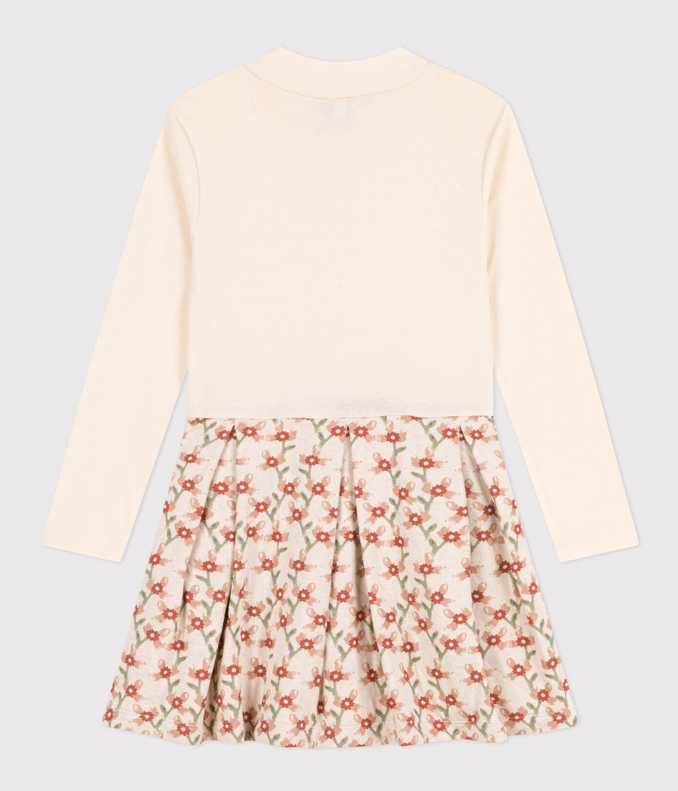 Robe manches longues imprimée enfant fille