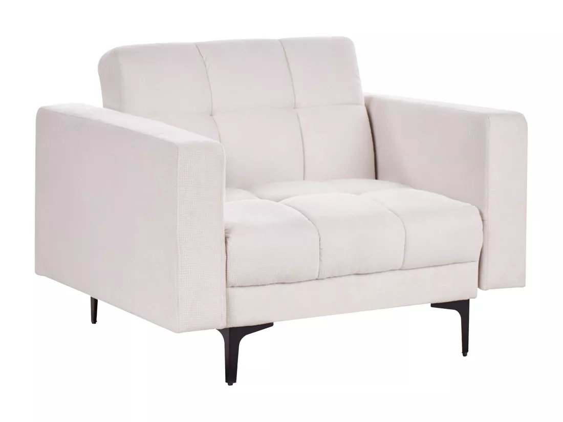 Fauteuil ALNES Blanc cassé