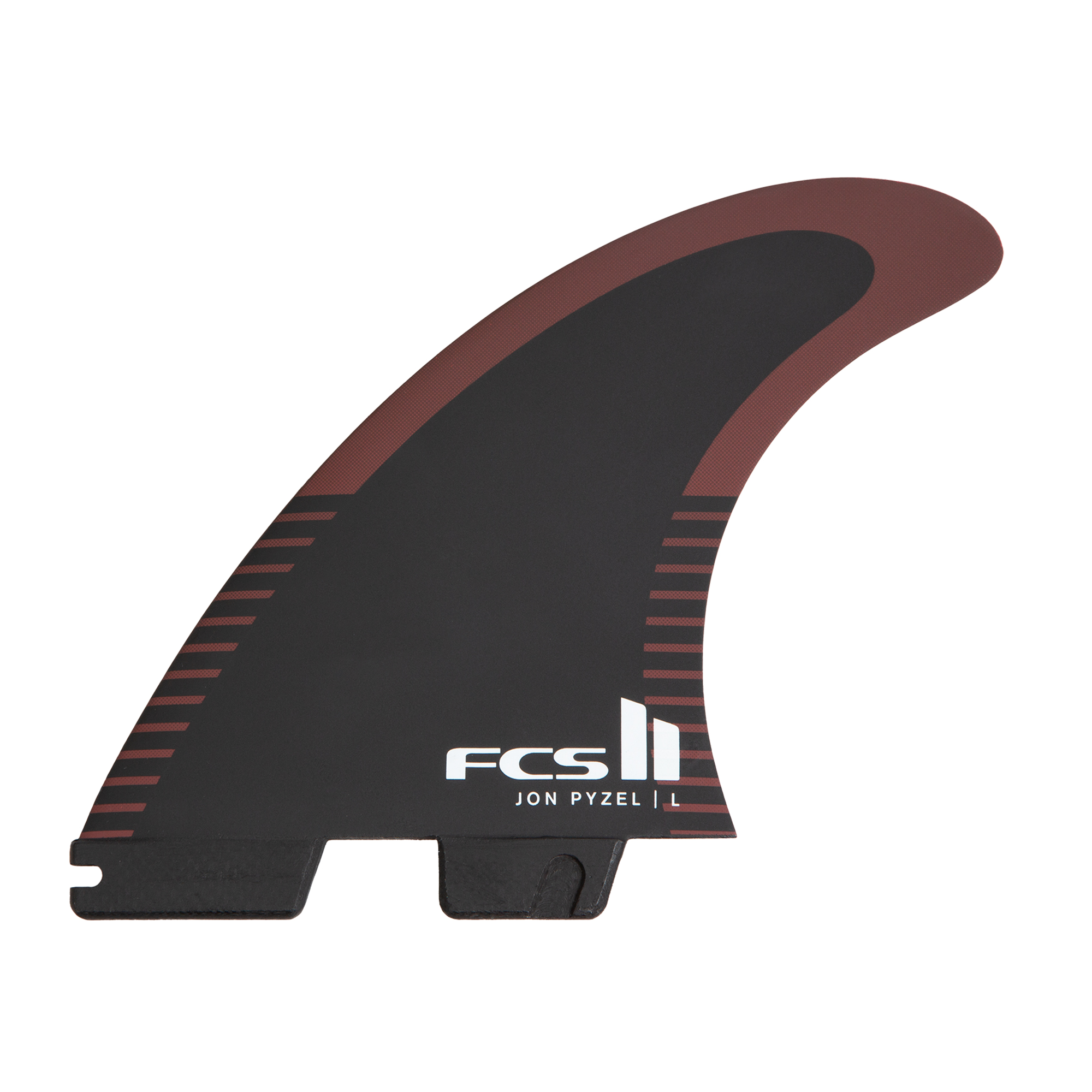 FCS FCS II - Pyzel PC Black/Shiraz - Large Thruster