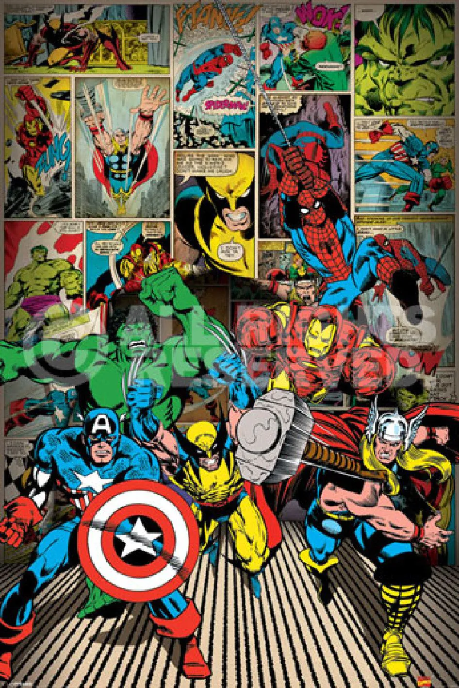 Poster Marvel heroes, 61 x 91 cm