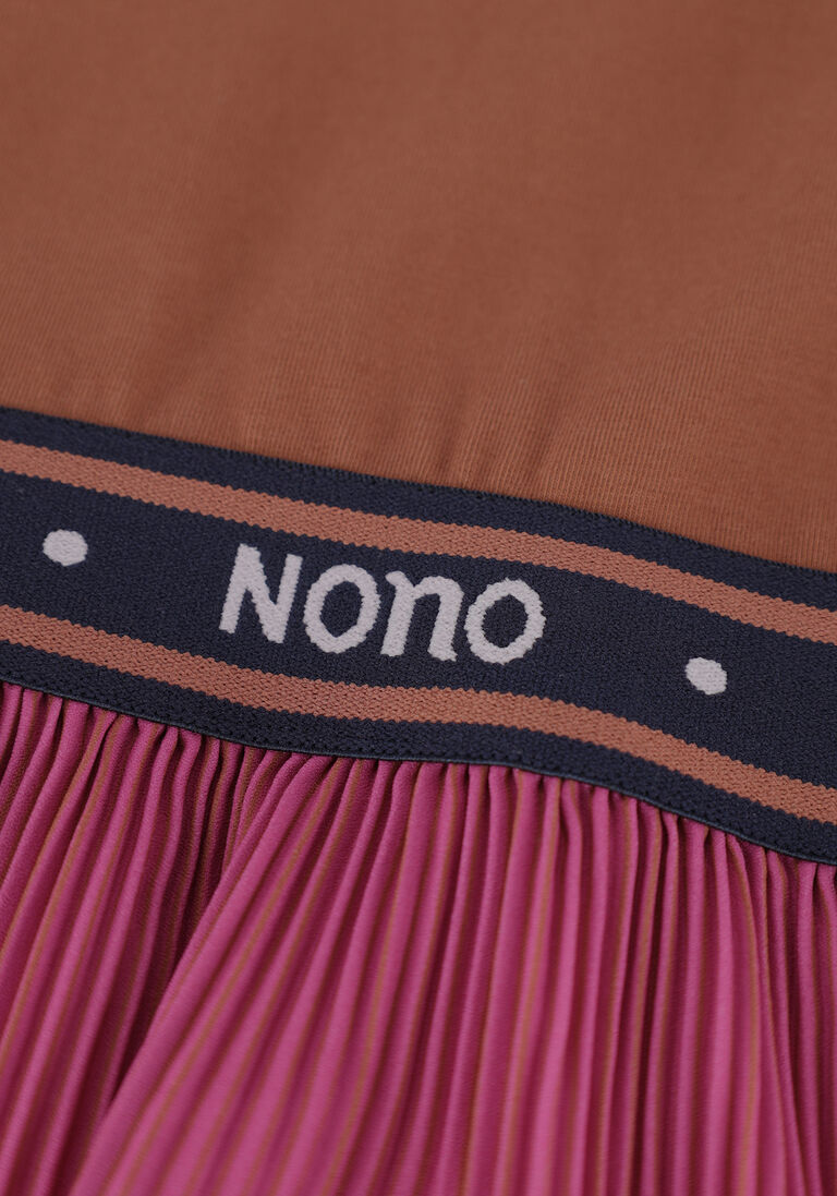 NONO cognac nono mini jurk n208-5805