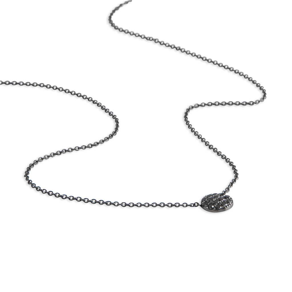 Collier Teani Or Blanc Diamant