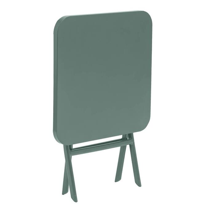 Table d'appoint de jardin carré GREENSBORO Vert olive