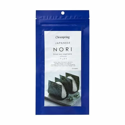 Clearspring Nori plader (rå) 10 plader - 25 gr