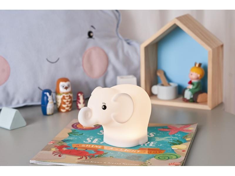 Pauleen Nachtlicht Night Elephant, LED, USB, Weiss Kinder-LED-Nachtlicht