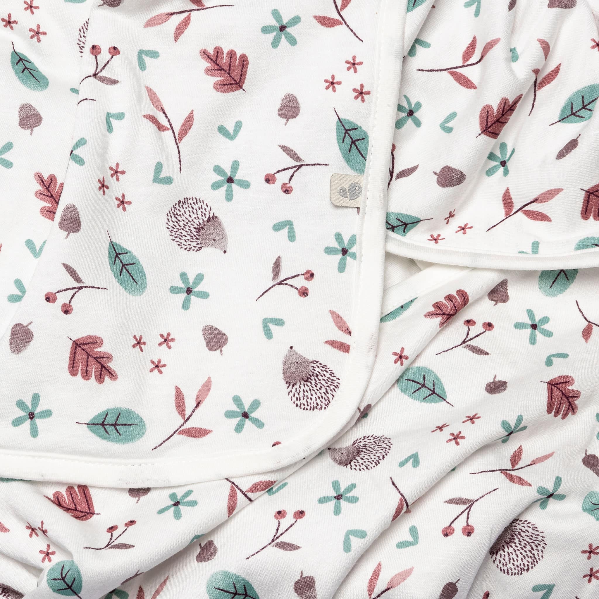 Perlimpinpin Couverture Bambou - Hérissons