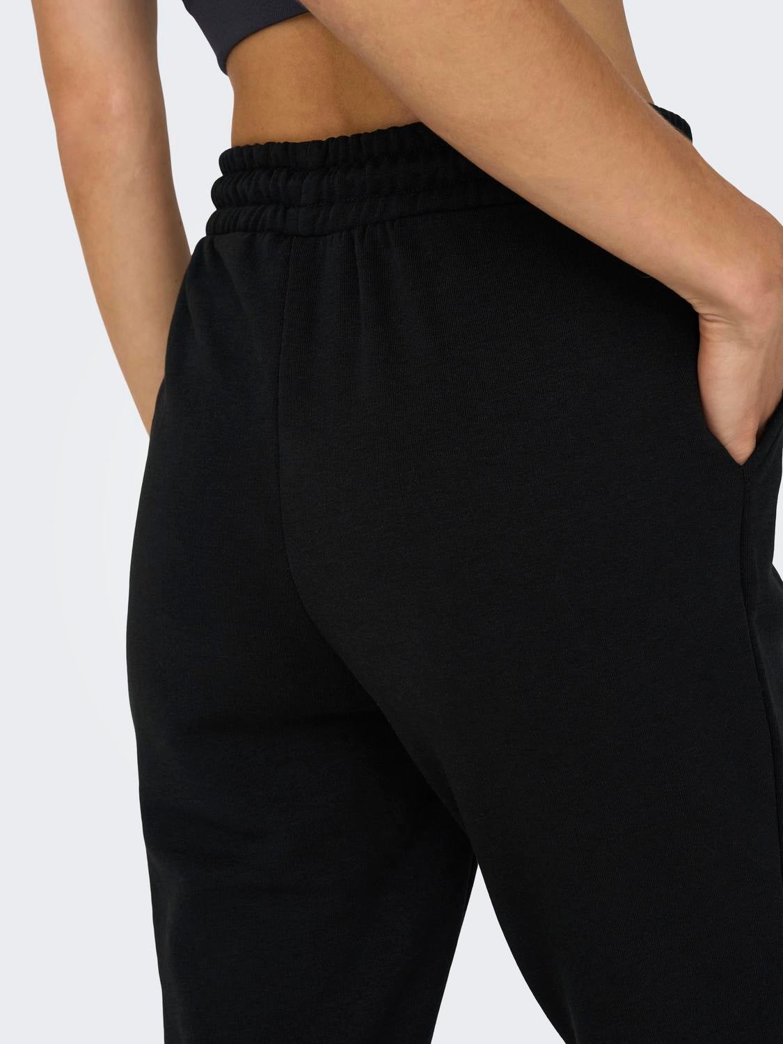 ONPMELINA Mittlere Taille Slim Fit Jogginghose Black