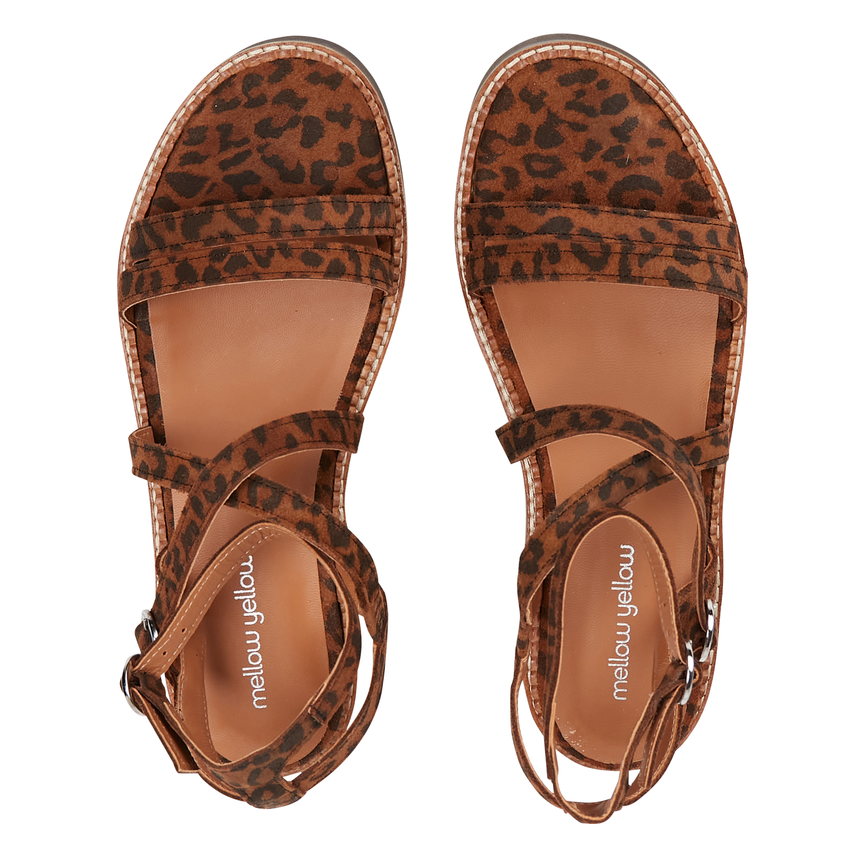 INES - Sandales en cuir | Marron