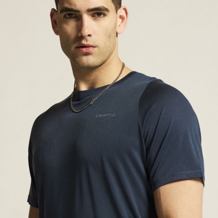 Craft Herre T-shirts Collective Bi-Blend SS Tee Blå