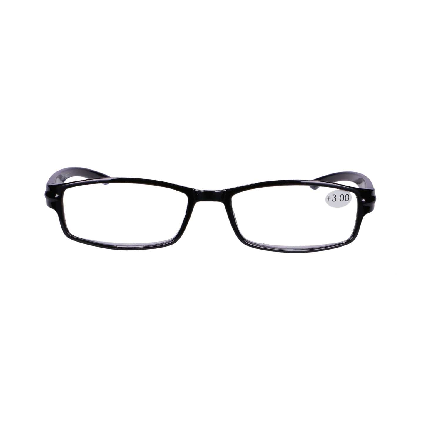 Star Optic Lesehilfe MD8 aus Kunststoff +3,0 Dioptrien schwarz glänzend