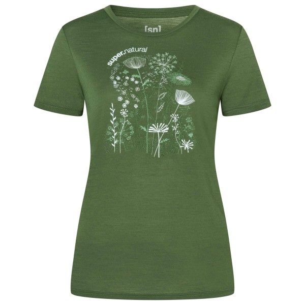 super.natural - Women's Rock Flowers Tee - Haut en mérinos