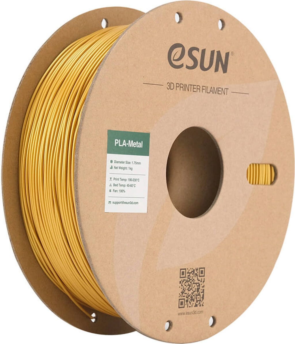 eSUN  PLA-Metal Gold, 1,75 mm / 1000 g    PLA mit metallischem Glanz