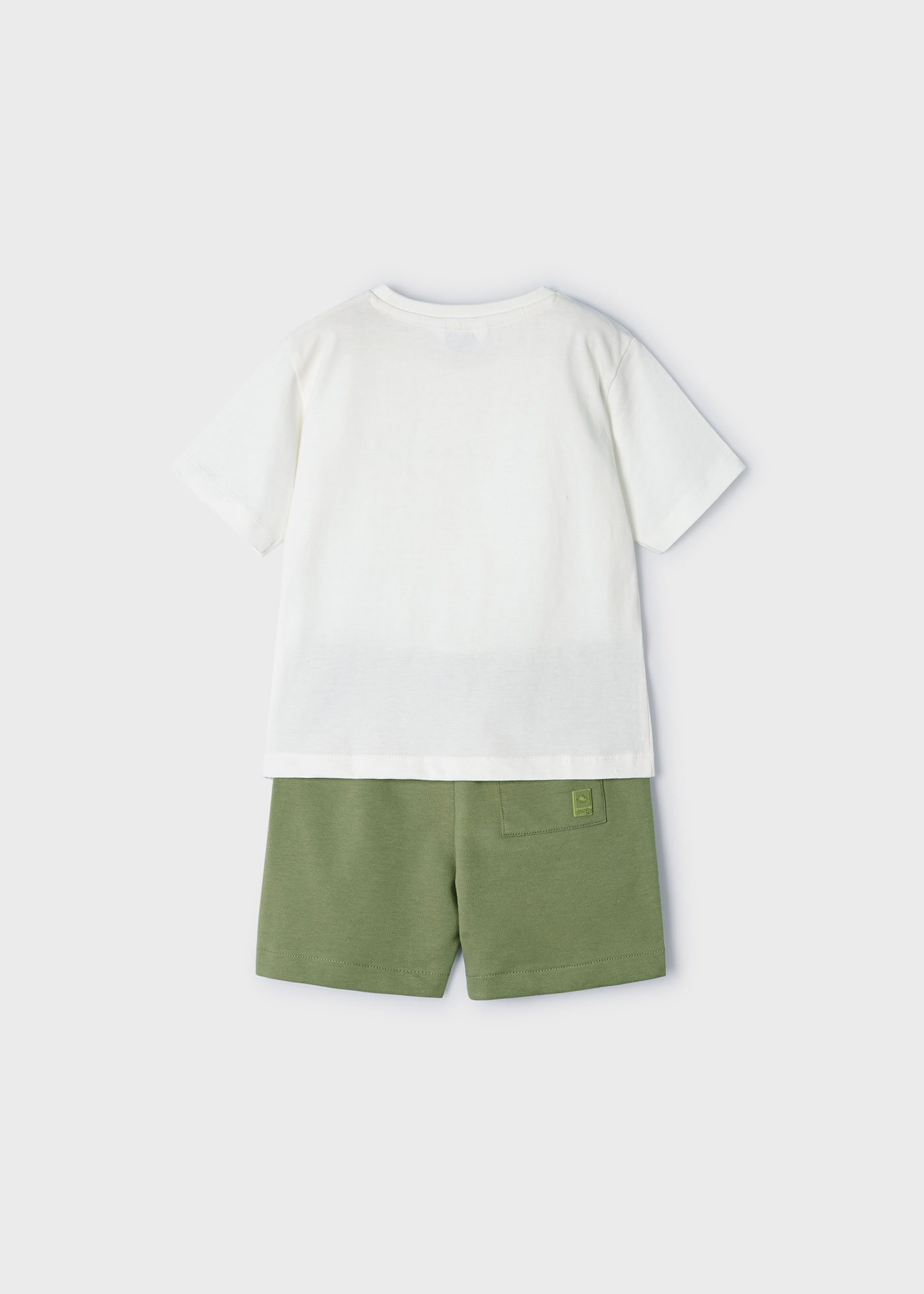 Conjunto esportivo de algodão de duas peças para meninos