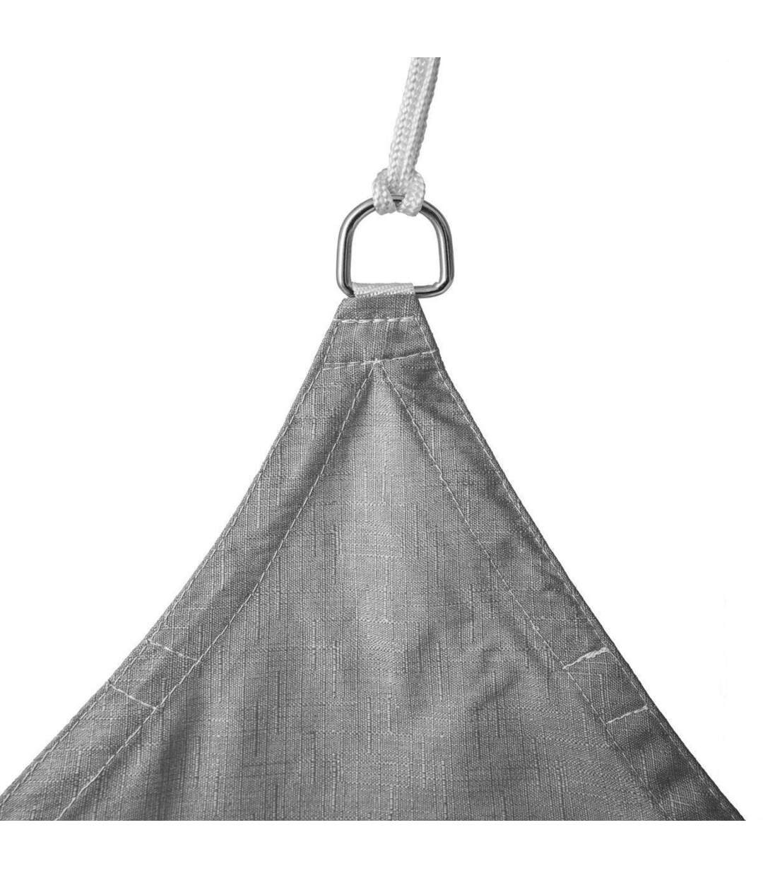 Voile d'ombrage triangulaire Quito - L. 300 cm - Gris ardoise