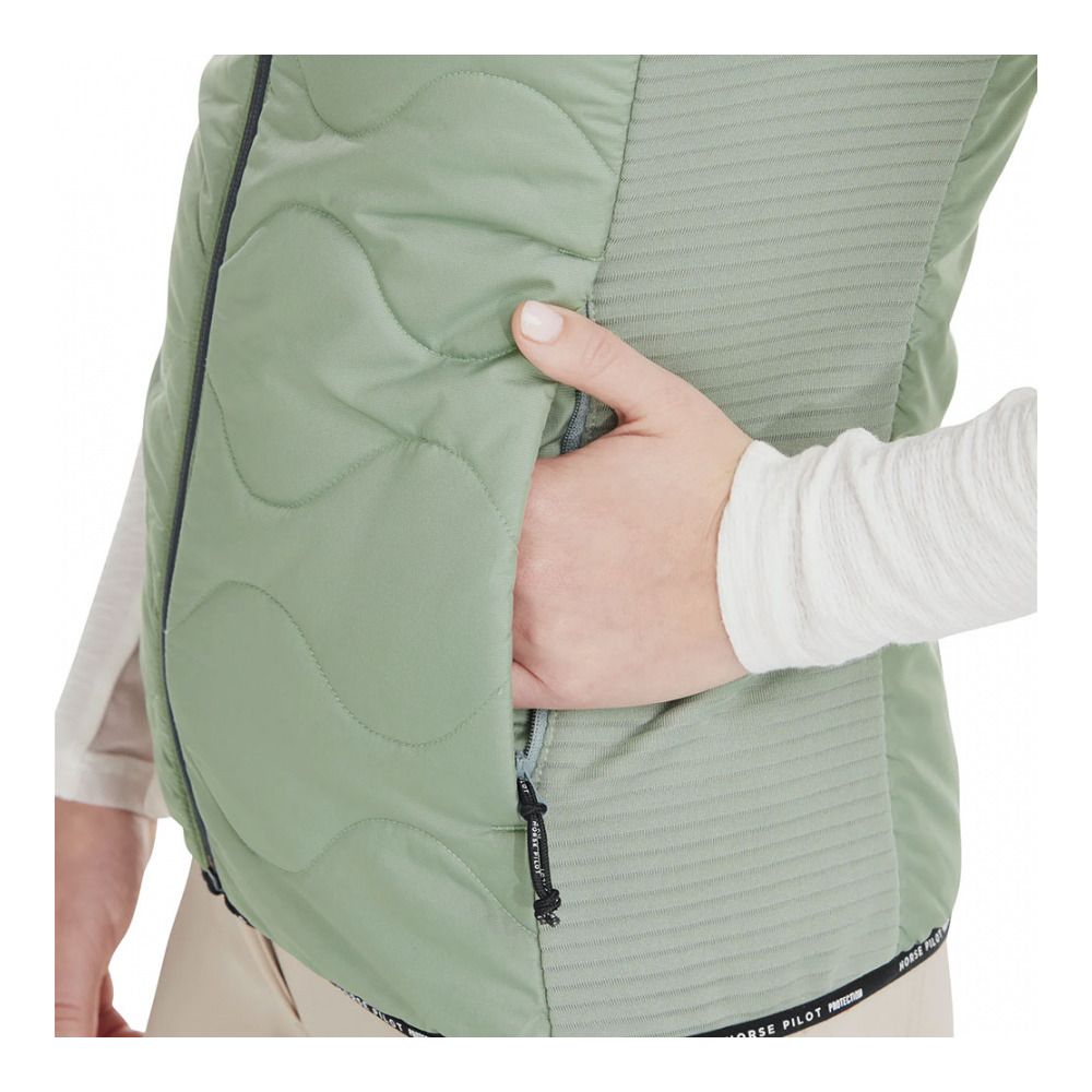 Horse Pilot RIDER - Doudoune Femme smooth green