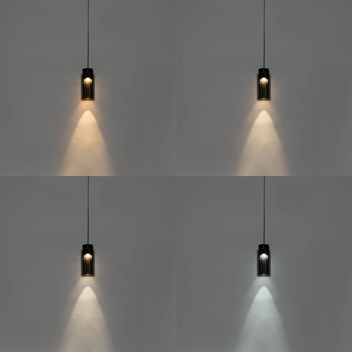Moderne hanglamp zwart voor railsysteem 1-fase incl. LED - Magnetic Vance