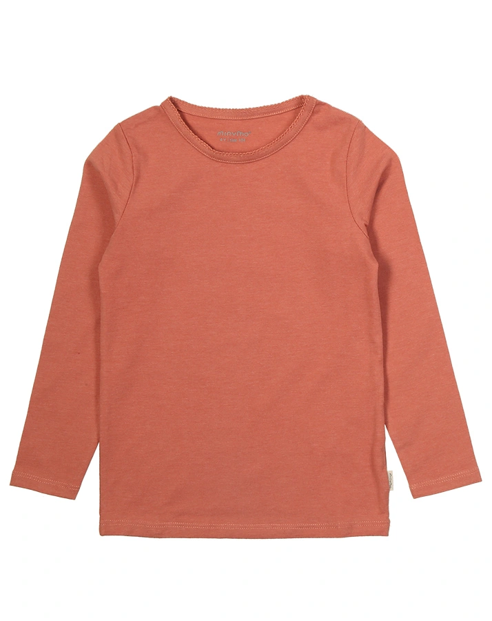 Langarmshirt BASIC 35 2er Pack in canyon rose