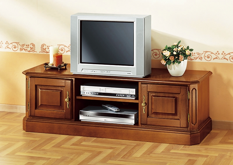 TV-Longboard mit goldfarbenen Metallgriffen
