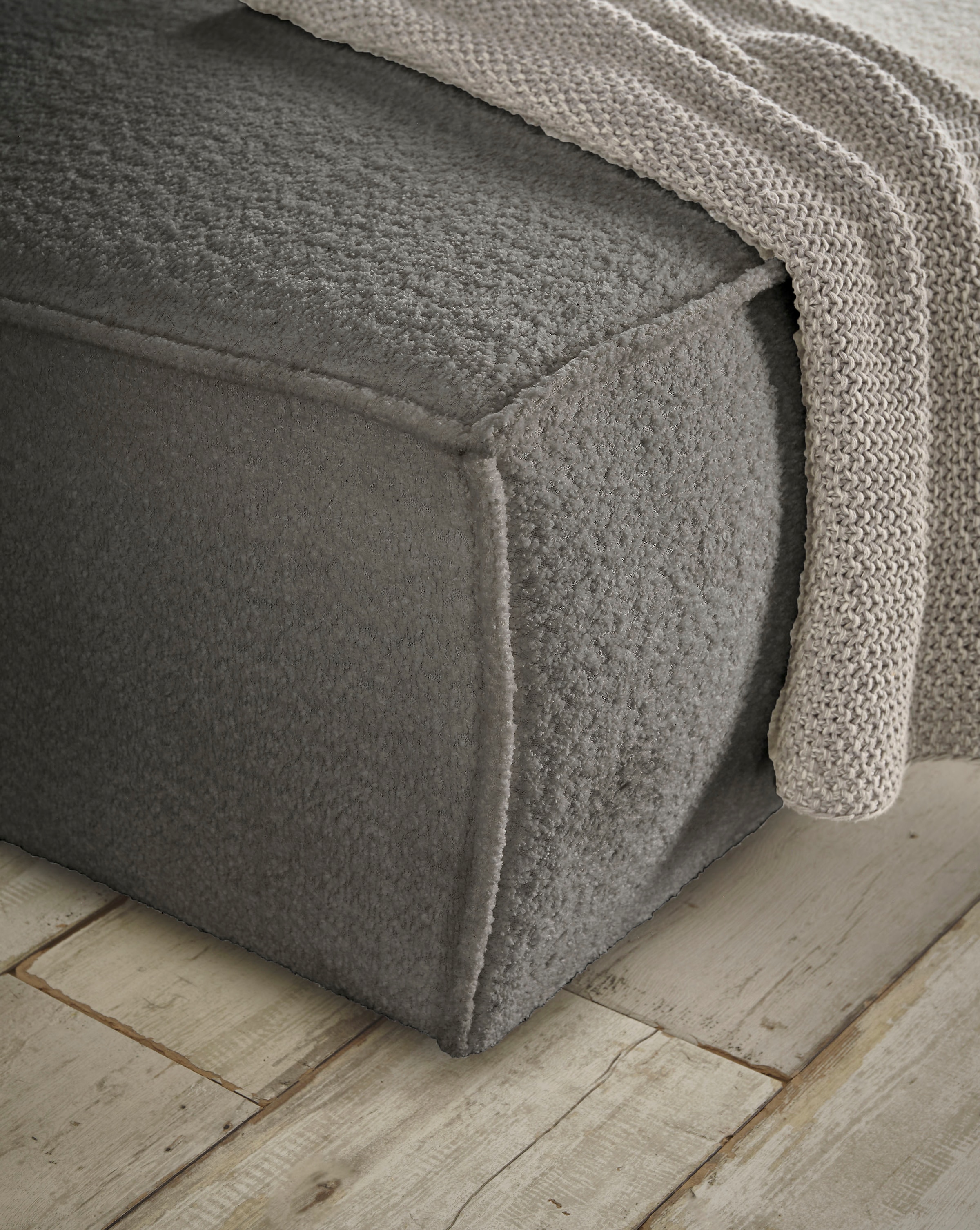 GOODproduct Ecksofa »FINNLEY Schlafsofa 267 cm, L-Form mit Schlaffunktion & Bettkasten« verfügbar in den Stoffqualitäten Bouclé, Struktur fein und Mega Cord