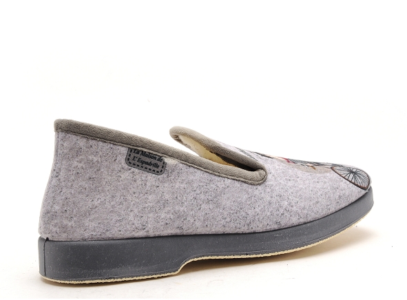 La maison de l espadrille chaussons homme 7723 5 gris