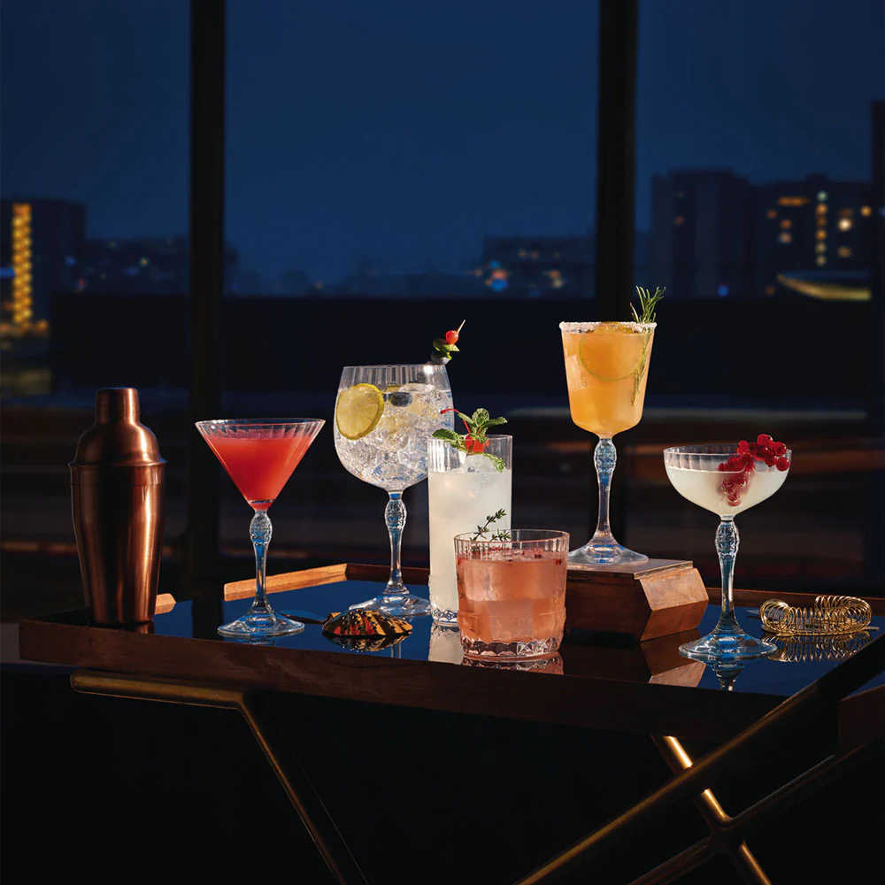 Boite de 4 verres martini America 24.5 cl Bormioli Rocco