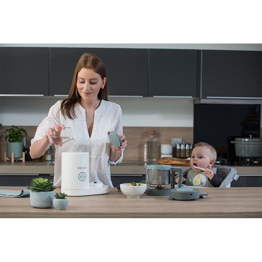 Robot Babycook Néo - Gris/Blanc - Ecru