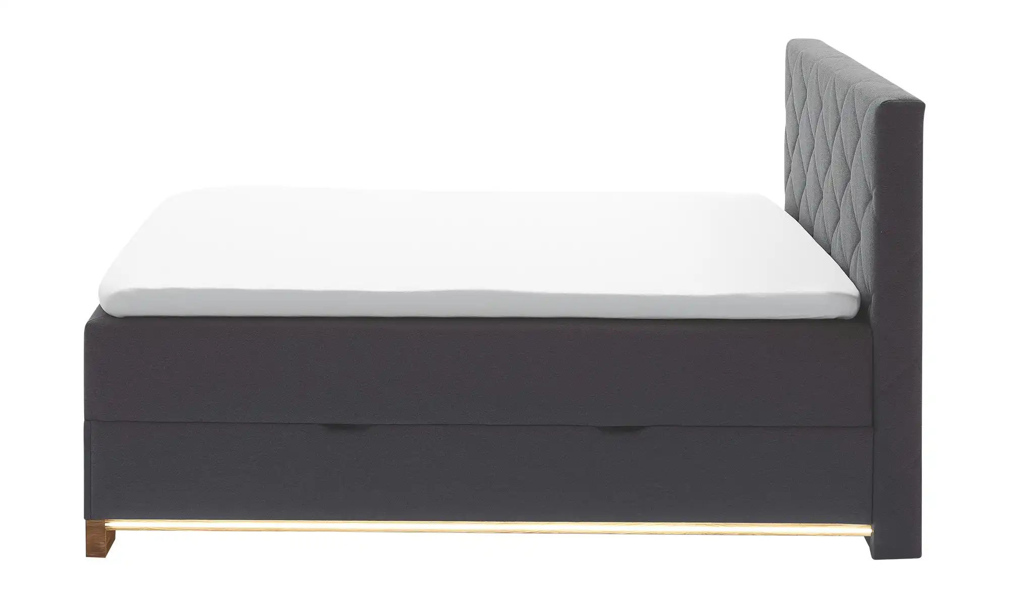 Boxspringbett USB-Anschluss & LED- Beleuchtung  Clara