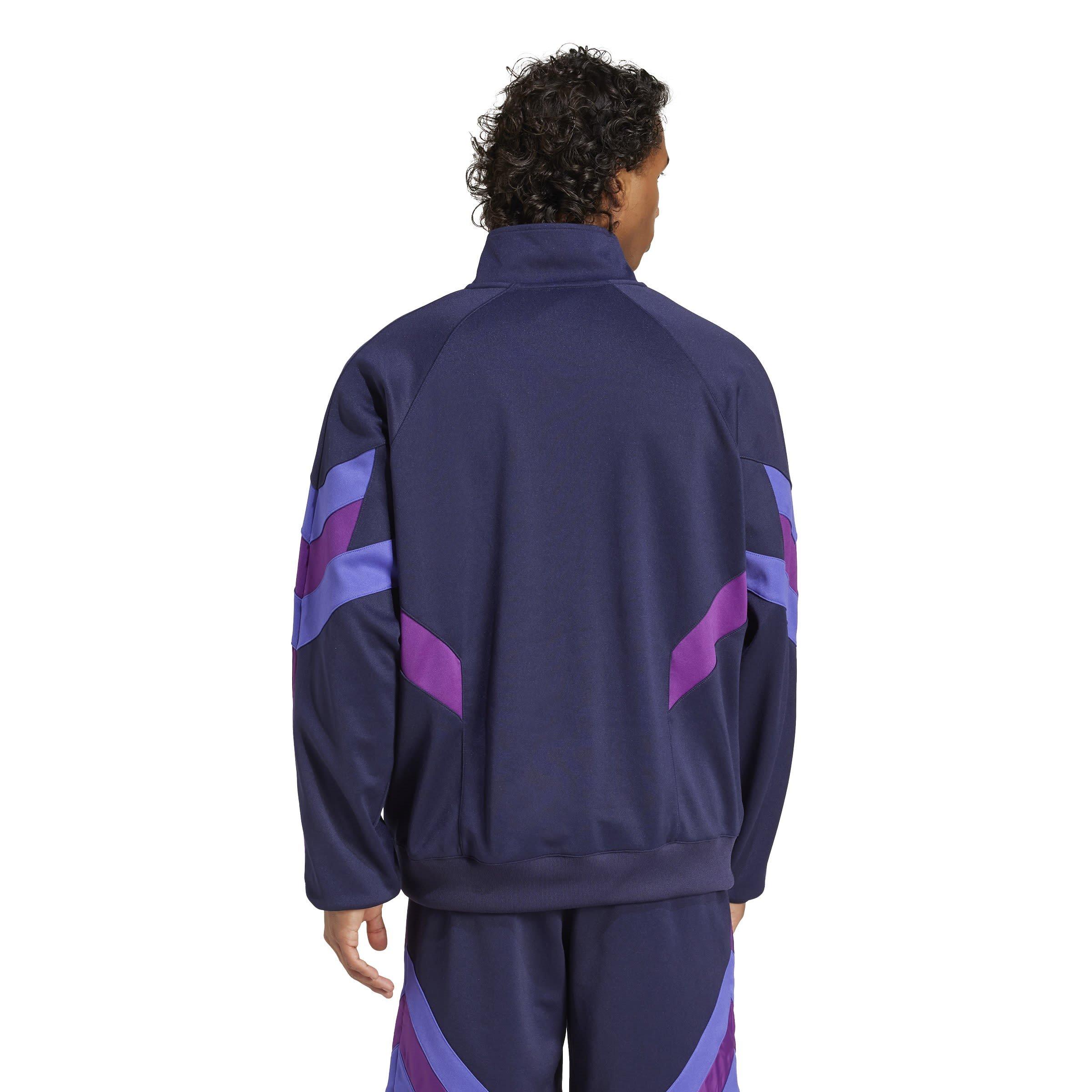 adidas LA Galaxy Originals Half-Zip Crew Sweatshirt Mens