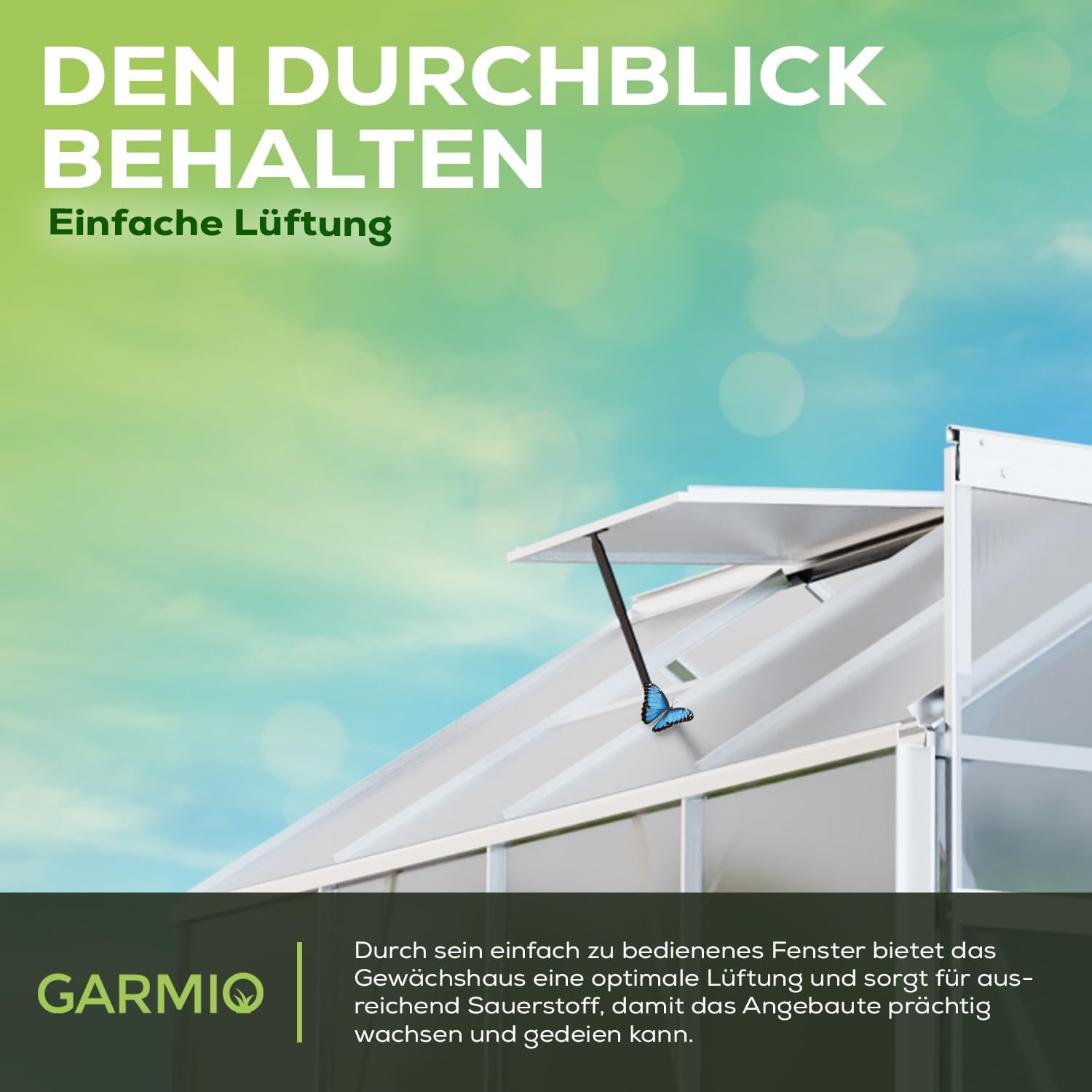 Gewächshaus Neapel 250x190cm für den Garten, Alu Frühbeet inklusive Fundament, 2 Dachfenster Treibhaus Aufzucht Pflanzenhaus Tomatenhaus 4,75m² UV-Schutz