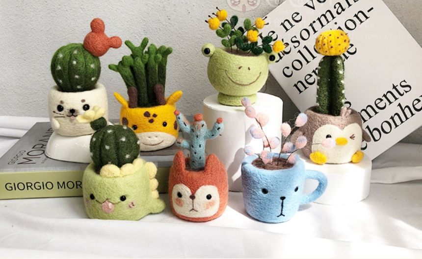Yunikon - DIY-naaldviltset voor dieren en planten
