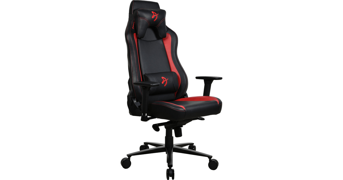 ArozziVernazza SoftPU - Black/Red gamestoel  (Zwart/rood)