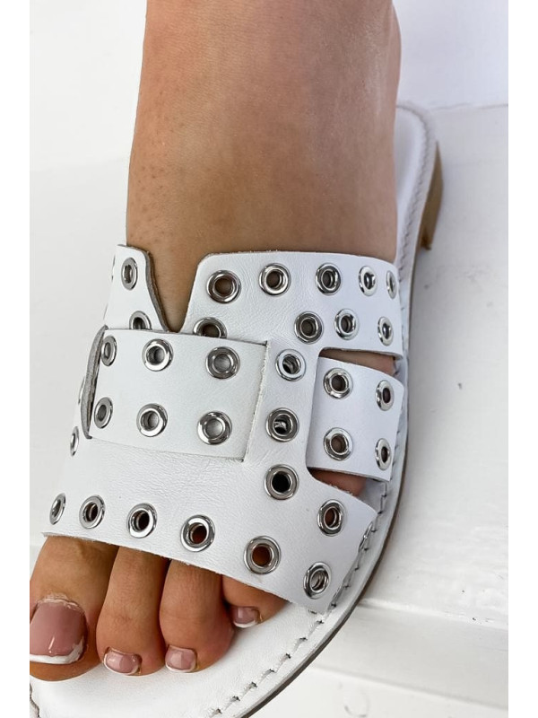 Semerdjian - Mules ALOE Blanc
