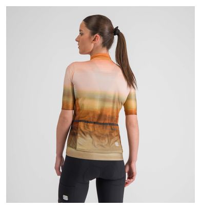 Maillot Manches Courtes Femme Sportful Flow Supergiara Beige