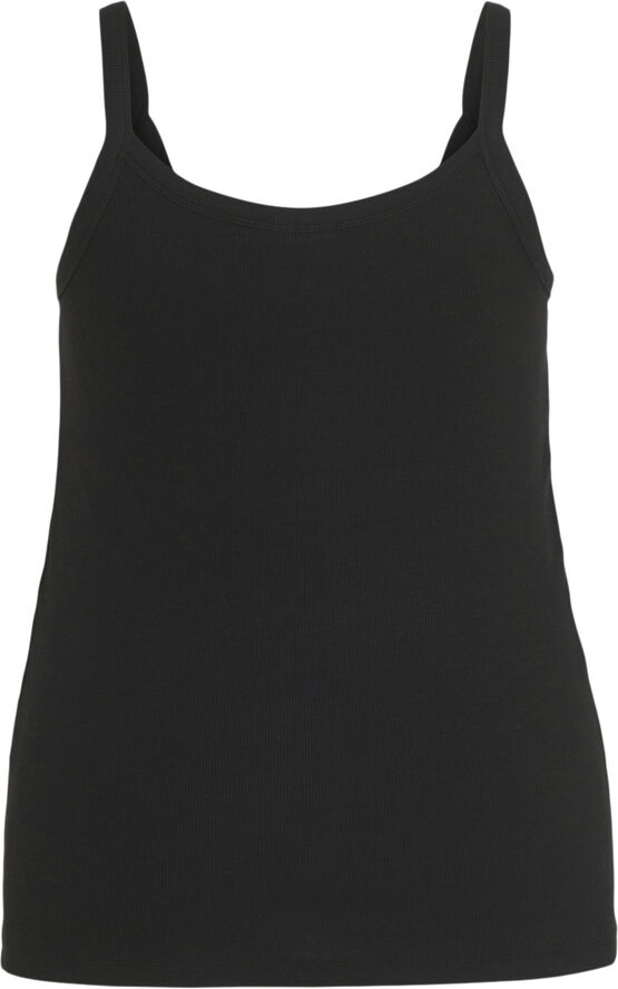 Evoked Vila VISONNI S/L TANKTOP/CUR Black