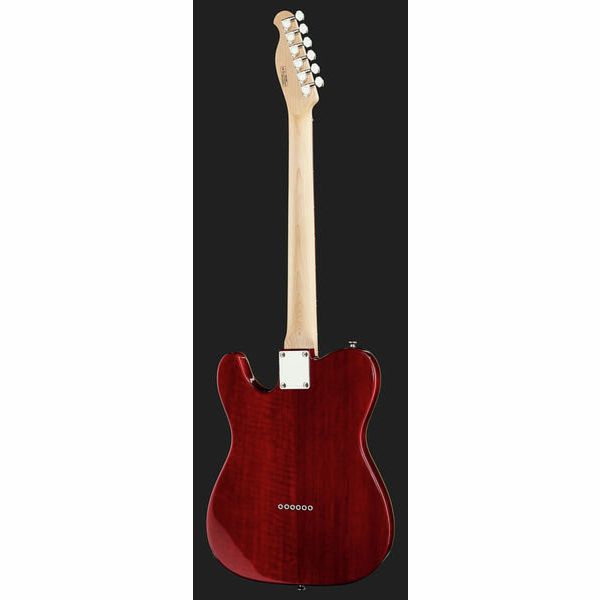 Harley Benton TE-90QM Trans Red