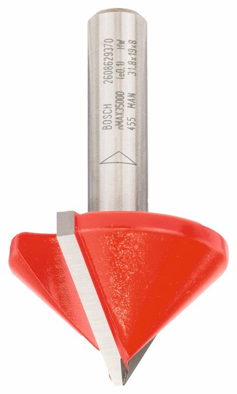 Bosch 2608629370 V-Groeffrees GIPSW 90° 31,8x19x51x8