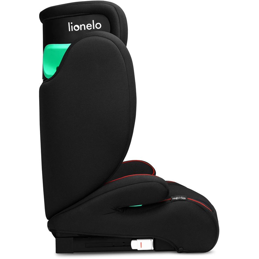 lionelo Kindersitz Hugo i-Size Sporty Black Red