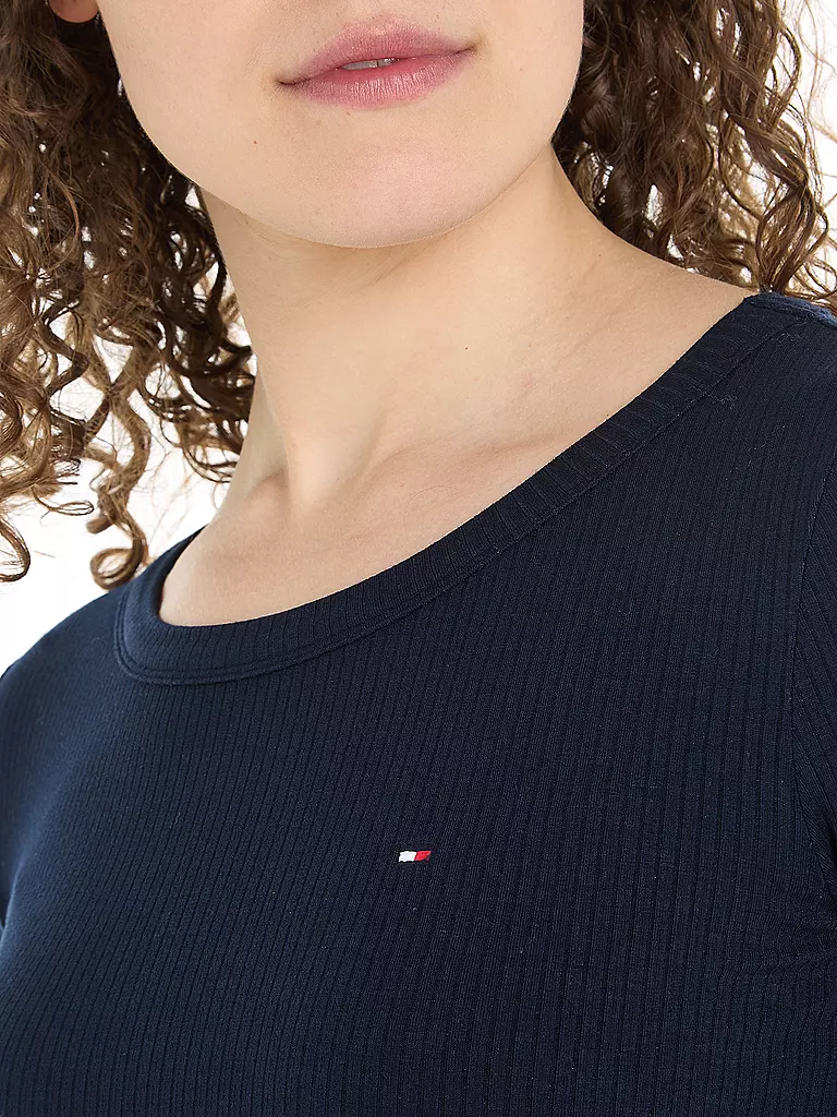 TOMMY HILFIGER Langarmshirt dunkelblau