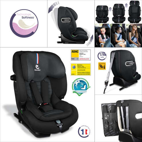 Siège-auto Olymp I-size Gr 1/2/3 Softness Carbon - RENOLUX