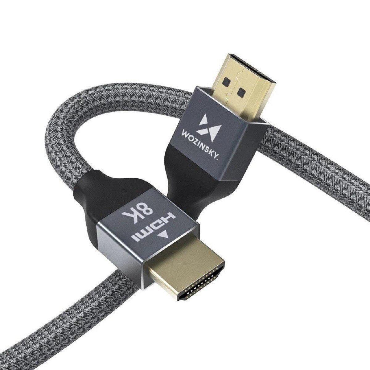HDMI 2.1 8K 60 Hz 48 Gbps / 4K 120 Hz / 2K 144 Hz Silber 3m