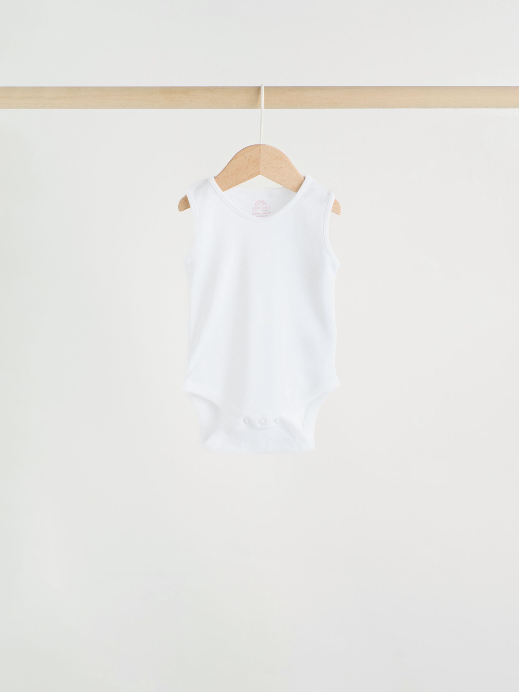 Roze/wit - Essentieel Vest Baby Bodysuits