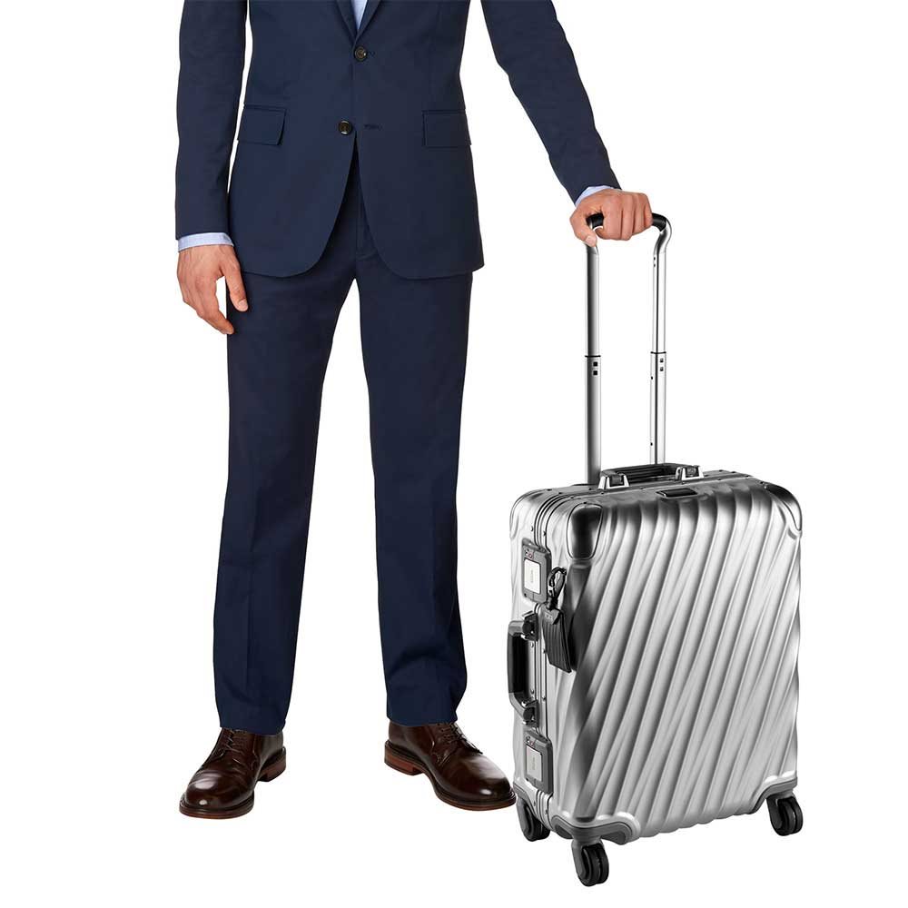 Tumi 19 Degree Aluminium Continental Carry-On silver